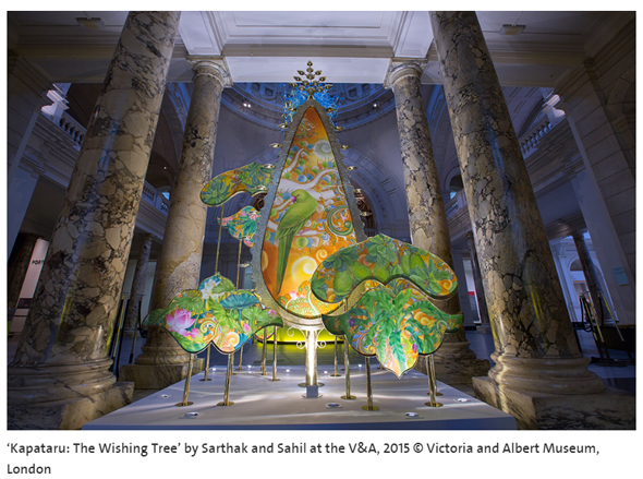 Kalpataru The wishing Tree designed by Sahil & Sarthak at Victoria & Albert Museum London